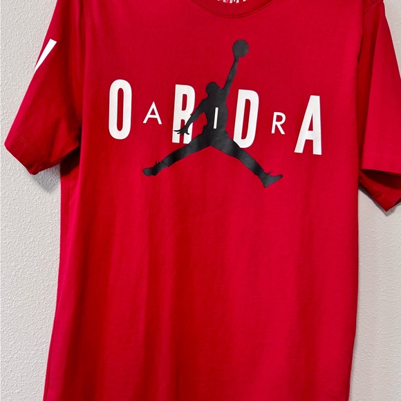 Jordan Red Tee with Black Graphic - Picture 2 of 5